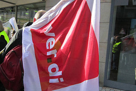 Flagge mit Verdi Logo