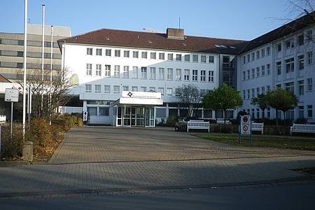 Krankenhausgebäude Eingang in Bad Oeynhausen