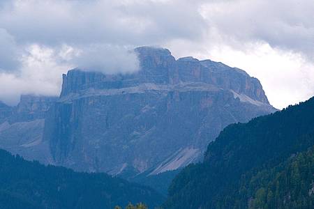 Am Marmolata, dem höchsten Berg der Dolomiten, gab es einen Gletscherabbruch.