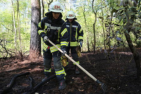 Feuerwehreinsatz Waldbrand